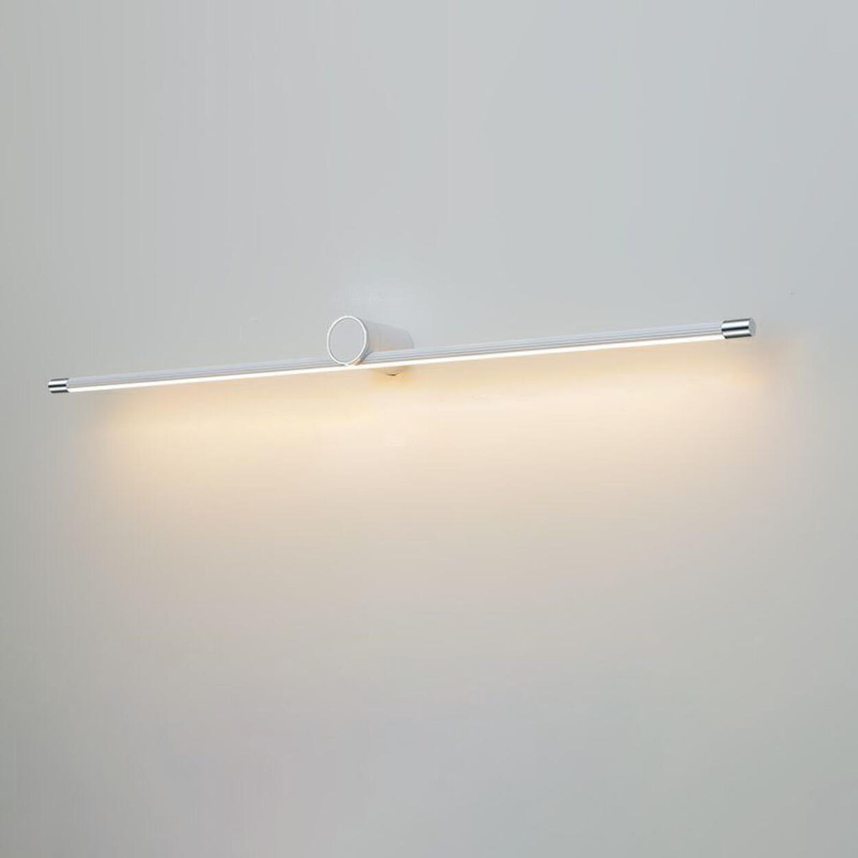 Modern Simple White Linear Bathroom Vanity Light  Image - 2