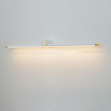 Modern Simple White Linear Bathroom Vanity Light  Image - 7