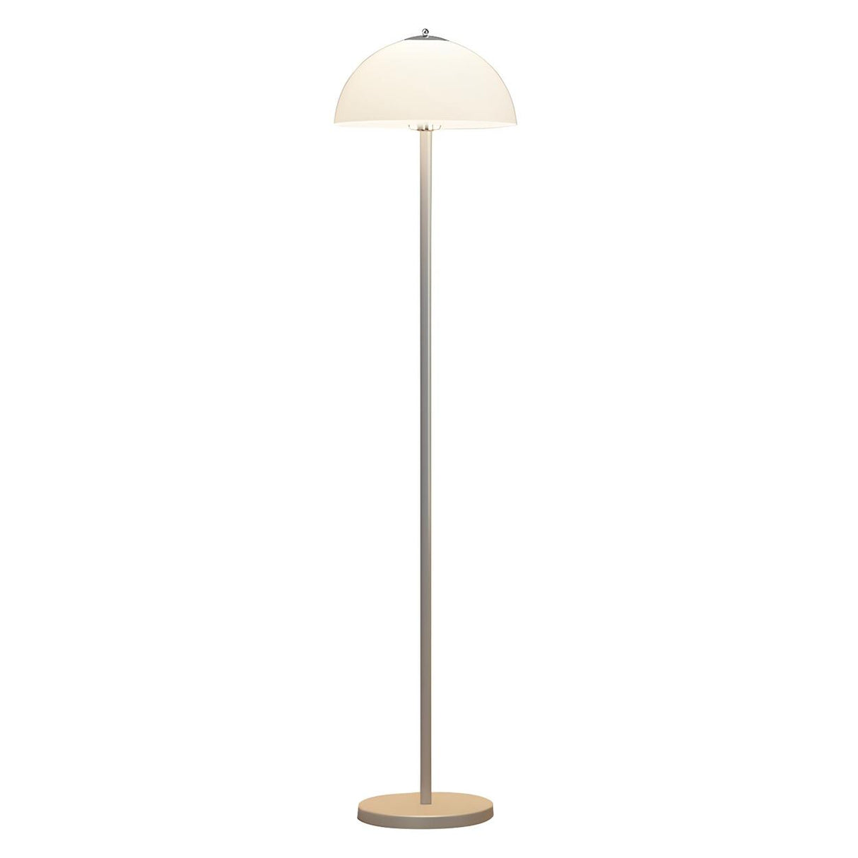 Modern Simple Yellow Dome Metal LED Floor Lamp Image - 10