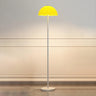 Modern Simple Yellow Dome Metal LED Floor Lamp Image - 5