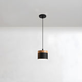 Modern Simplicity Metal Cylinder Metal Bedroom Pendant Light Image - 9