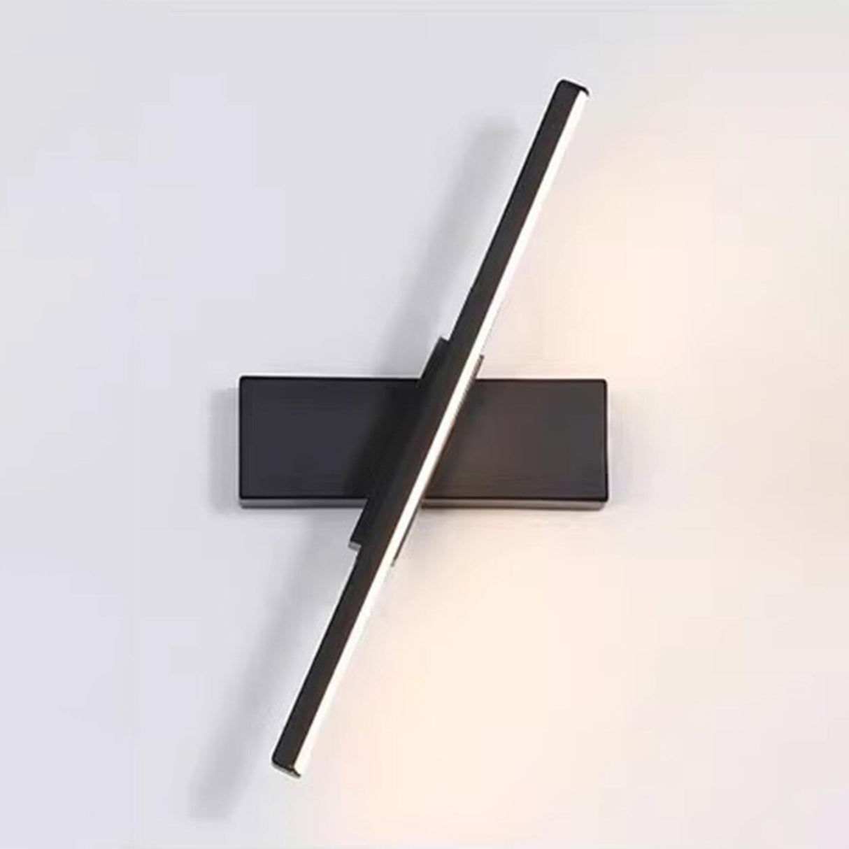 Modern Slant LED Bedroom Vanity Wall Light Fixture Image - 8