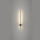 Modern Sleek Linear Metal LED Wall Sconce Light Image - 12