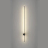 Modern Sleek Linear Metal LED Wall Sconce Light Image - 14