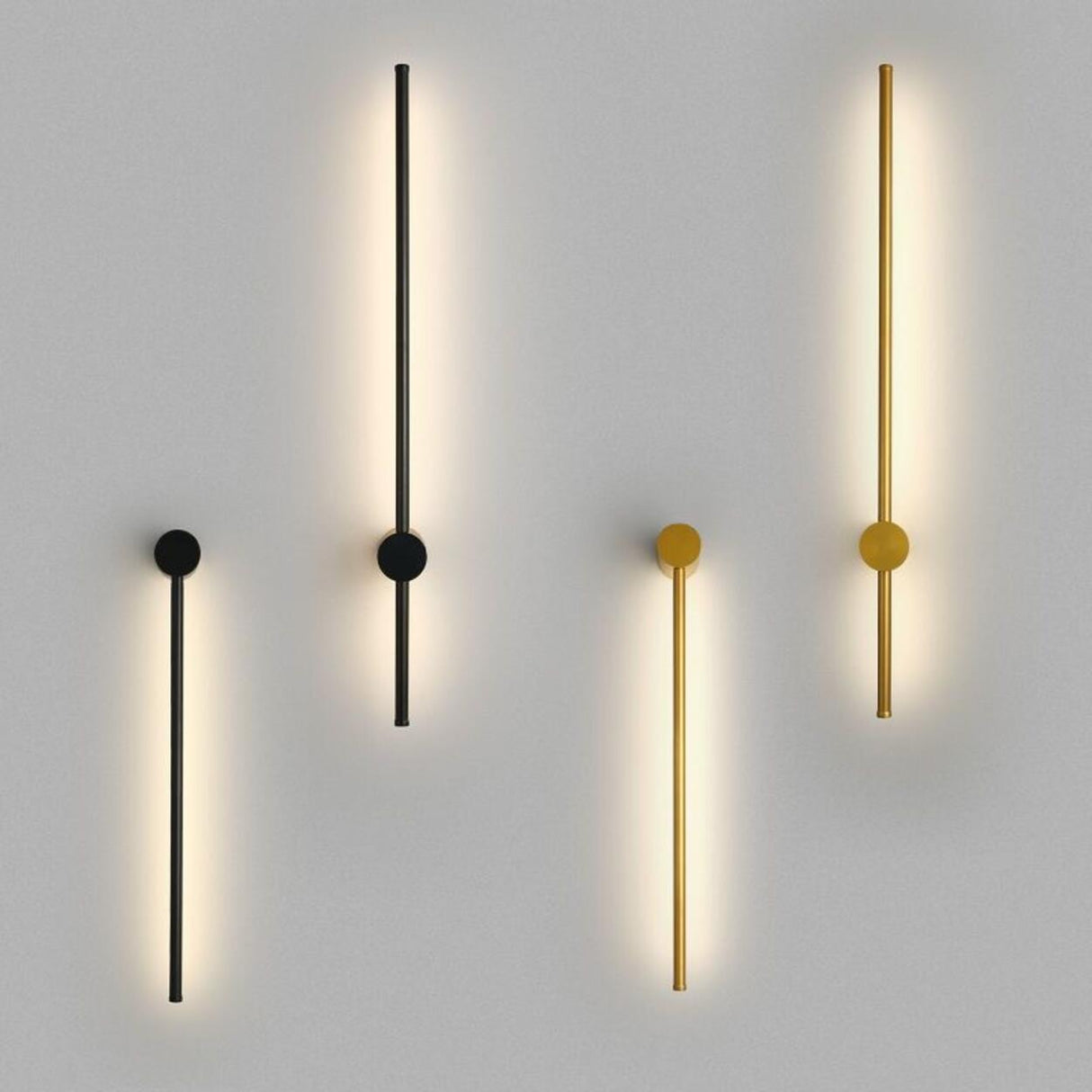 Modern Sleek Linear Metal LED Wall Sconce Light Image - 16