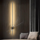 Modern Sleek Linear Metal LED Wall Sconce Light Image - 3