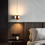 Modern Sleek Metal Globe Led Bulbs Pendant Light  Image - 8