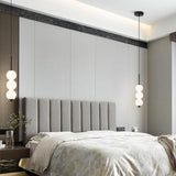 Modern Sleek Multi Globe Glass Bedroom Pendant Light Image - 1