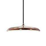 Modern Sleek Round Disc LED Dining Room Pendant Light Image - 10