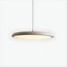 Modern Sleek Round Disc LED Dining Room Pendant Light Image - 9