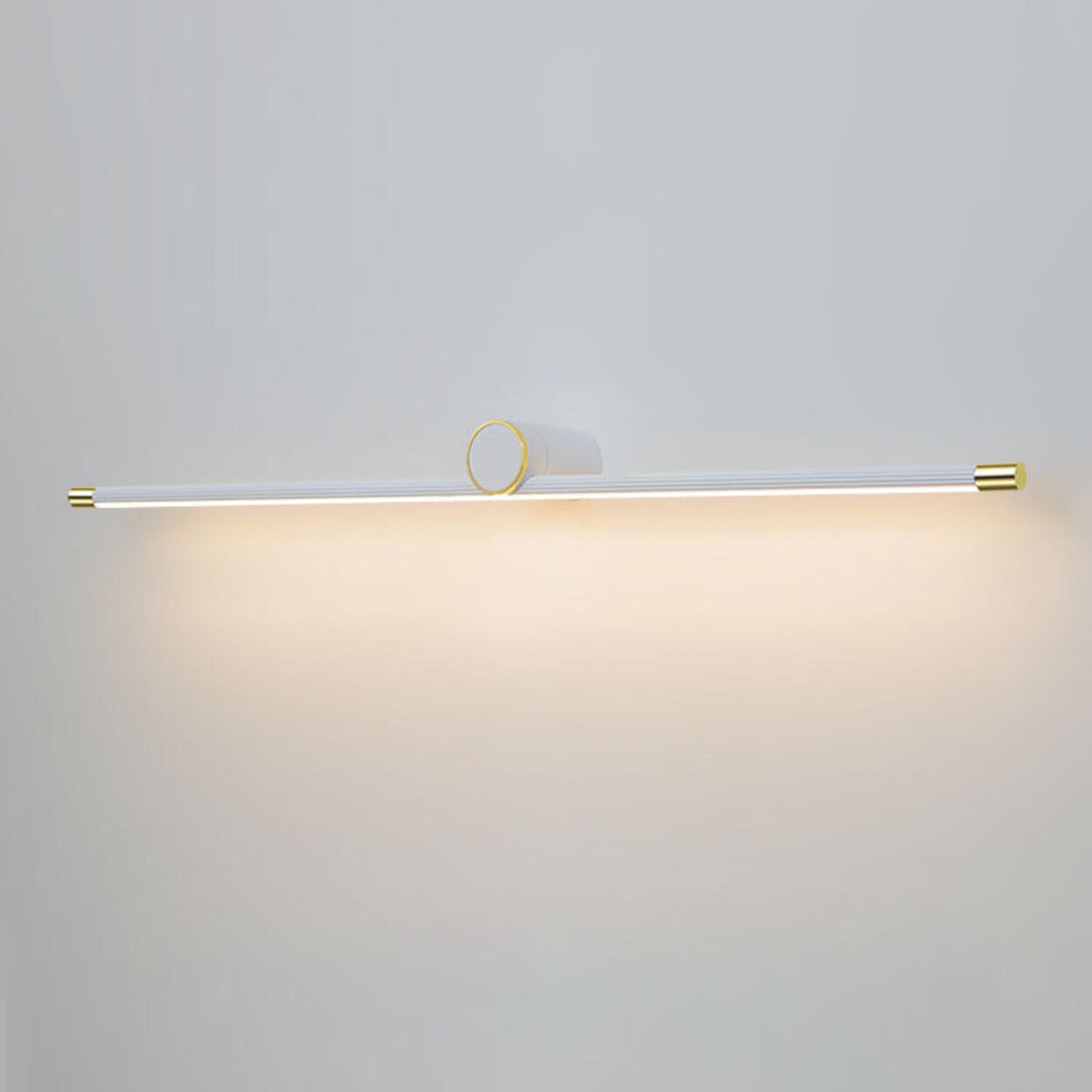 Modern Sleek White Linear Plastic LED Vanity Light  Image - 10