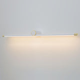 Modern Sleek White Linear Plastic LED Vanity Light  Image - 11