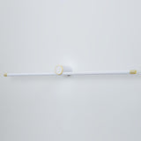 Modern Sleek White Linear Plastic LED Vanity Light  Image - 13