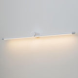 Modern Sleek White Linear Plastic LED Vanity Light  Image - 14