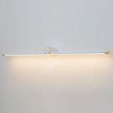 Modern Sleek White Linear Plastic LED Vanity Light  Image - 15