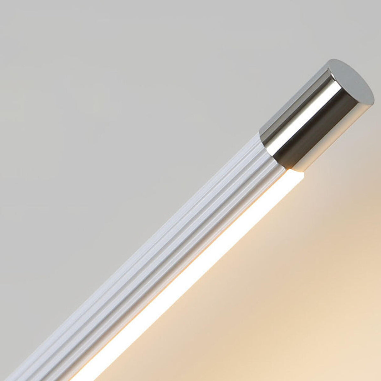 Modern Sleek White Linear Plastic LED Vanity Light  Image - 16