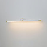 Modern Sleek White Linear Plastic LED Vanity Light  Image - 9