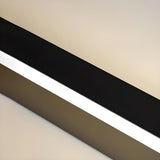 Modern Slim Black Vertical LED Wall Sconce Light Image - 8