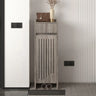 Modern Slim Wood Hallway Beige Medium Shoe Cabinet Image - 17