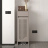 Modern Slim Wood Hallway Beige Medium Shoe Cabinet Image - 2