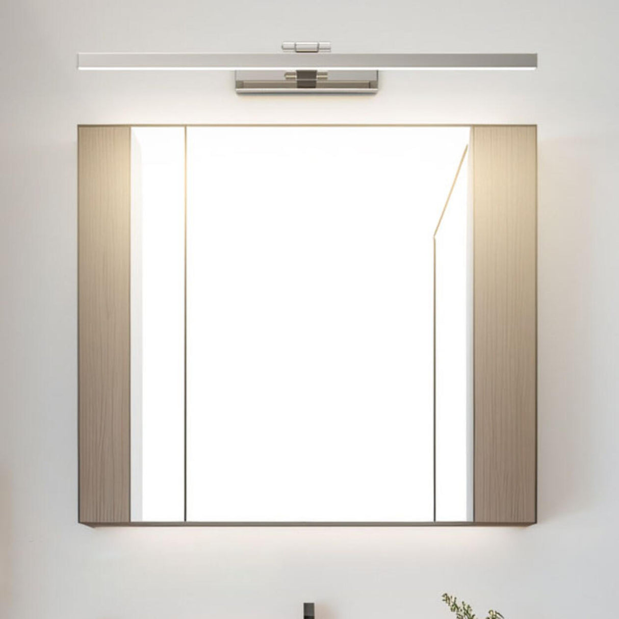 Modern Sliver Geometric LED Bathroom Vanity Light  Image - 14