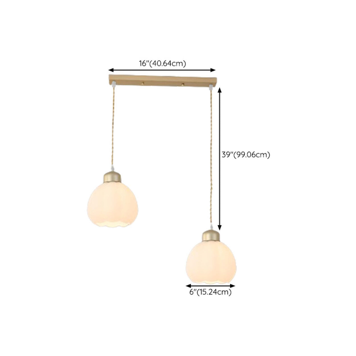 Modern Small Brass White Glass Ball Pendant Light Bedroom Image - 16