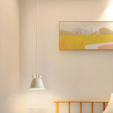 Modern Soft Macaron Bell Metal Bedroom Pendant Light Image - 4