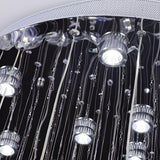 Modern Spiral Crystal Chandelier Pendant Light Stairwell Image - 9