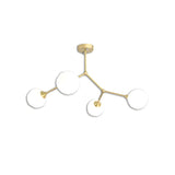 Modern Sputnik Dining Room Glass Globes Chandelier Image - 59