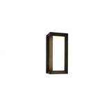 Modern Square Black Metal Outdoor Waterproof Wall Light Image - 5