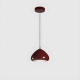 Modern Square LED Red Pendant Light Third Gear Image - 6