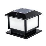 Modern Square Metal Waterproof Outdoor Pillar Lamp Image - 7