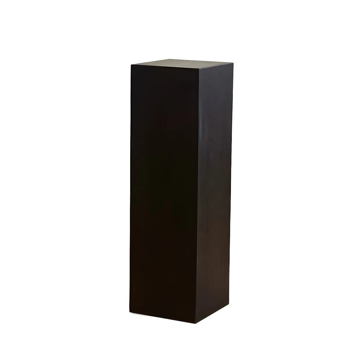 Modern Square Solid Wood Black Brown Floor Plant Stand Image - 13