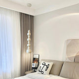 Modern Stacked Globe Metal Bedroom Pendant Light Image - 3