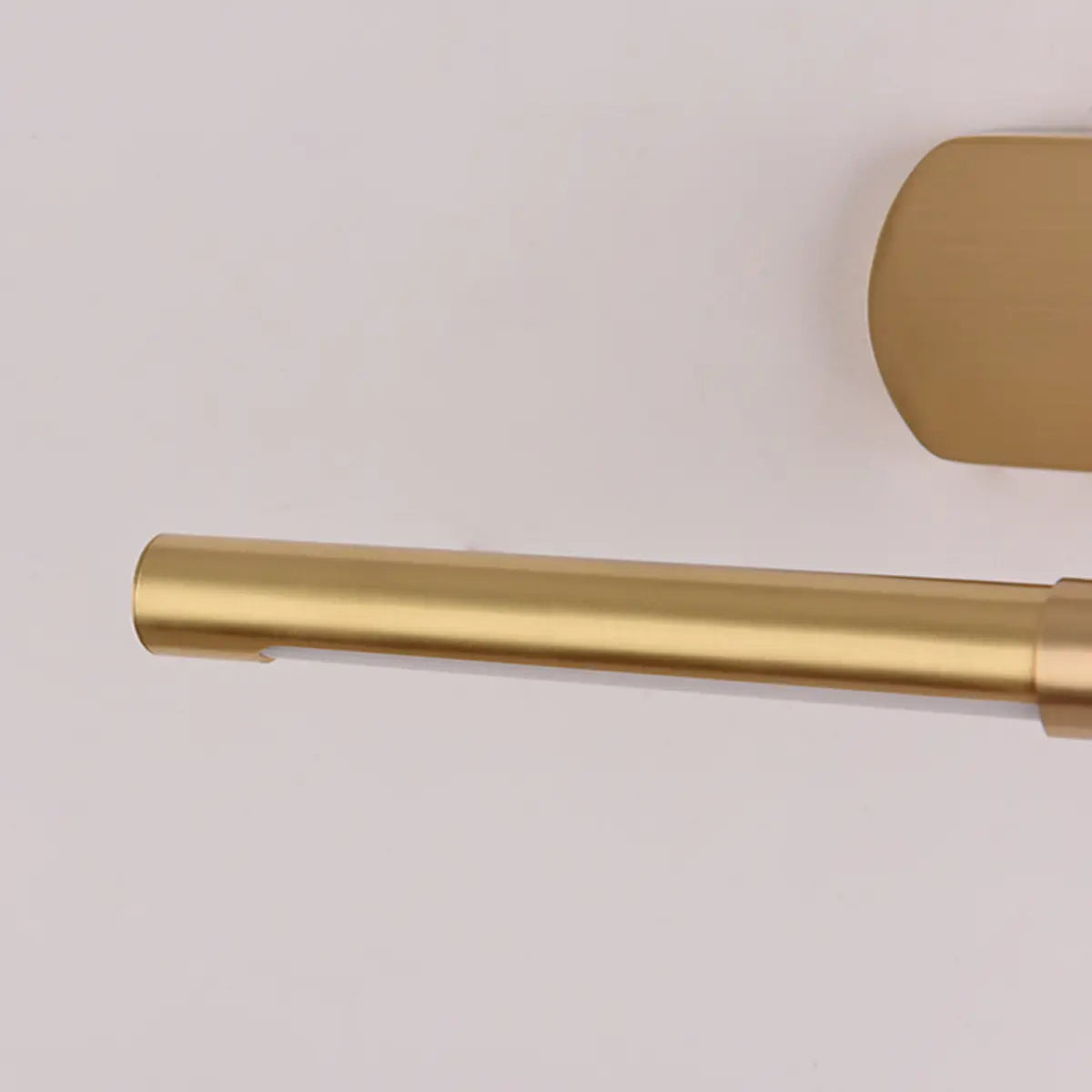 Modern Straight Linear Brass Wall-Mounted Vanity Light Image - 7