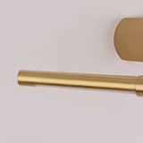 Modern Straight Linear Brass Wall-Mounted Vanity Light Image - 7