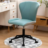 Modern Swivel Leather White Ergonomic Office Chairs Image - 11