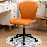 Modern Swivel Leather White Ergonomic Office Chairs Image - 13