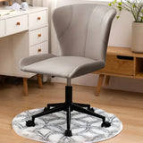 Modern Swivel Leather White Ergonomic Office Chairs Image - 16