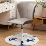 Modern Swivel Leather White Ergonomic Office Chairs Image - 22