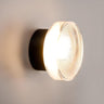 Modern Textured Acrylic Cylinder LED Wall Sconce Image - 12