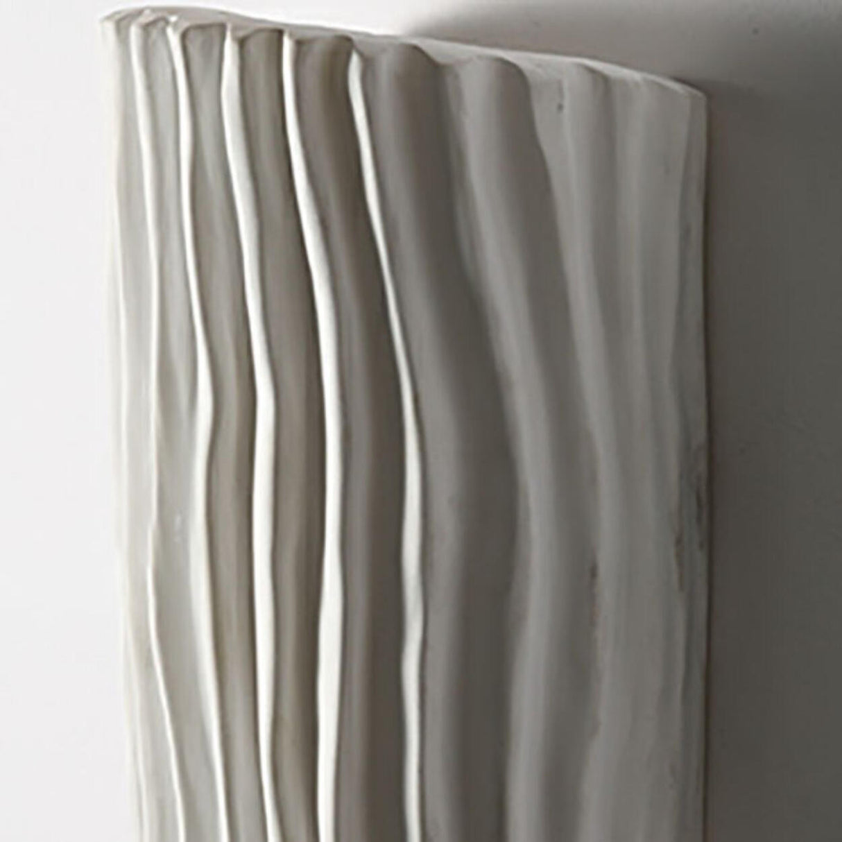 Modern Textured Cylindrical Ceramic Wall Sconce Image - 6