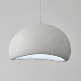 Modern Textured Dome Pendant Light Adjustable Height Image - 10