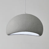 Modern Textured Dome Pendant Light Adjustable Height Image - 12