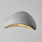 Modern Textured Dome Pendant Light Adjustable Height Image - 16