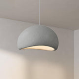 Modern Textured Dome Pendant Light Adjustable Height Image - 27