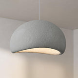 Modern Textured Dome Pendant Light Adjustable Height Image - 33