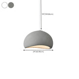 Modern Textured Dome Pendant Light Adjustable Height Image - 45