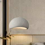 Modern Textured Dome Pendant Light Adjustable Height Image - 5