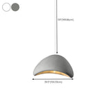 Modern Textured Dome Pendant Light Adjustable Height Image - 54